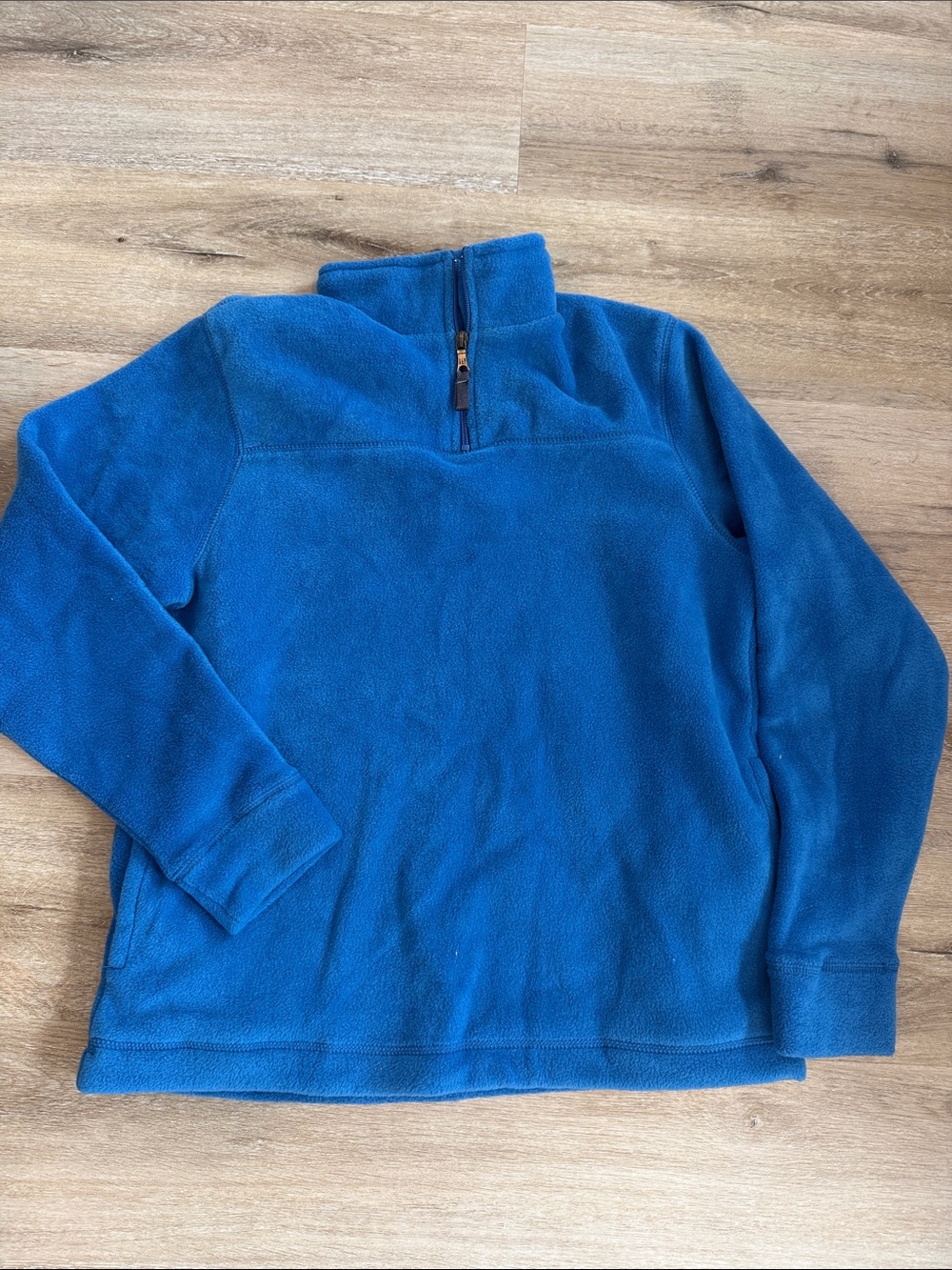GAP Men's Royal Blue Quarter-Zip Fleece